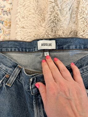 AGOLDE low rise Vintage Wash Women's Jeans - Blue